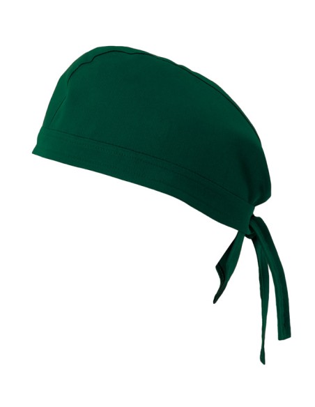 GORRO CON TIRAS. VERDE BOSQUE